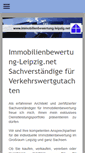 Mobile Screenshot of immobilienbewertung-leipzig.net
