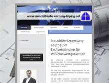 Tablet Screenshot of immobilienbewertung-leipzig.net